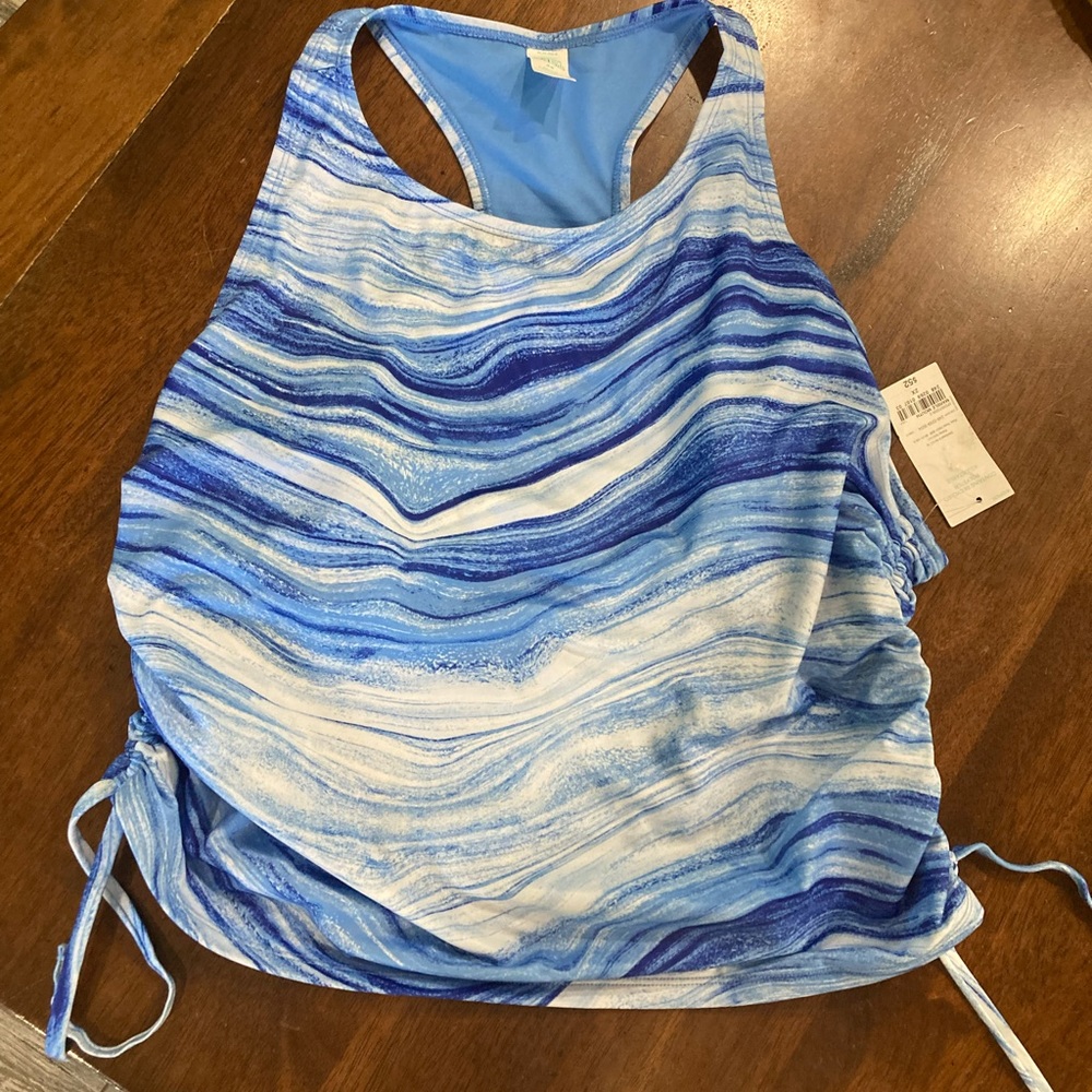 Ladies 2X Swim Top New W/ Tags
